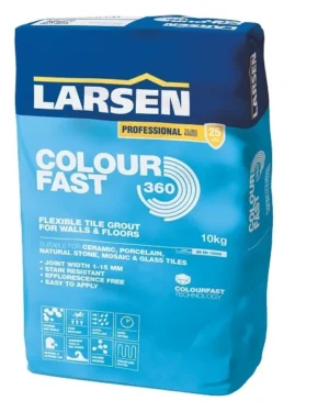 Larsen Colourfast 360 Grout 1-15mm Internal / external Grey